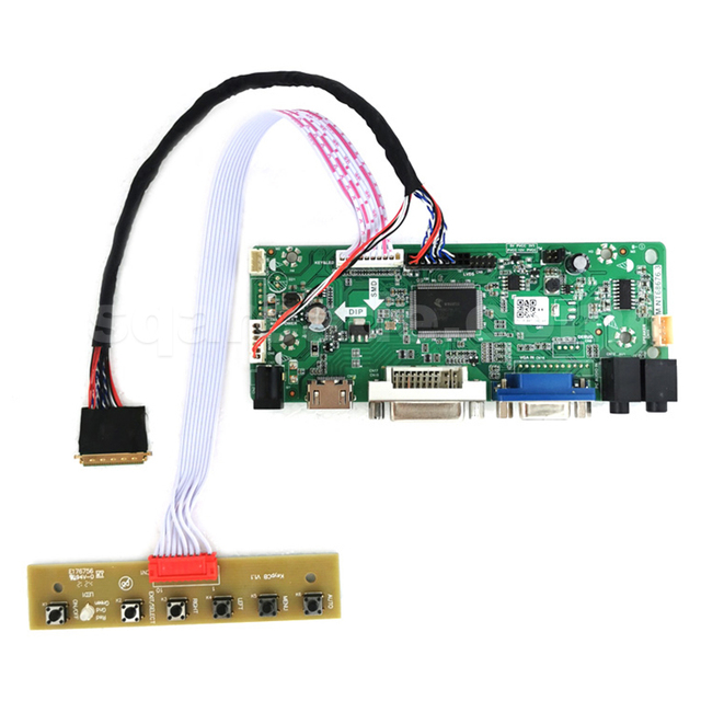 HD-MI VGA DVI Audio LVD Controller Board 30 Pin for 17" 19" 1280x1024 LCD Screen Panel Lcd Driver Board