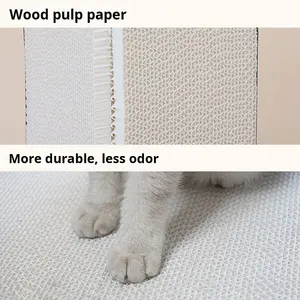Fabriek Directe Verkoop Duurzame Kat Krabben Tapijt Pads Custom Muur Gemonteerde Kat Krabber Matten Verticale Niet-Chip Kat Krasplank - Product Image 3