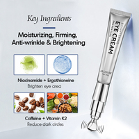 Krim Mata Korea Anti-Kerut Pengencang Pengangkat Perbaikan Melembapkan Kafein Niacinamide Krim Bawah Mata
