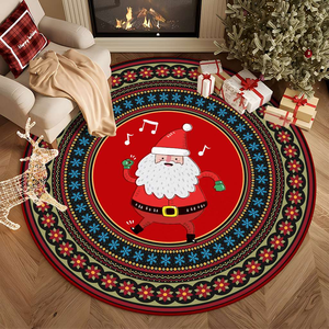 Alfombra de decoración de entrada hecha a máquina Reversible grande para interior/exterior, alfombra de decoración navideña para sala de estar - Product Image 4