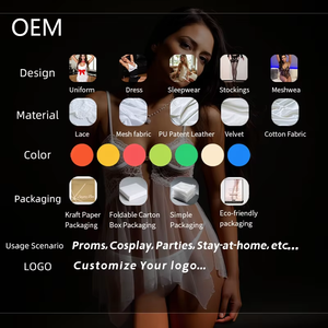 Ensemble de lingerie sexy en dentelle transparente 3 pièces - Bralette ajustable à bretelles fines avec anneaux métalliques et détails découpés, string à fines bretelles - Product Image 5