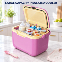 Glacière isotherme personnalisée avec couvercle sécurisé pour le stockage portable de nourriture et de boissons, idéale pour les détaillants d'extérieur, usine OEM ODM