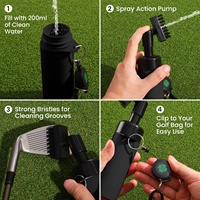 Offre Spéciale – Kit Cadeau d'Accessoires de Golf Personnalisés Amrta en Gros – Kit de Nettoyage de Clubs de Golf, Outil de Réparation de Divots, Brosse, Marqueur de Balle, Brosse de Pulvérisation pour le Golf