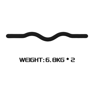 EIGFOH Espagne en stock – Barre d'haltères durable en fonte avec surface en silicone de qualité supérieure, équilibre de gravité central pour la maison, la gym, le yoga et l'exercice - Product Image 3