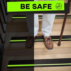 Cinta de Seguridad Antideslizante Luminosa en la Oscuridad, Activada por Agua, de Acrílico PVC de Alta Resistencia, para Escaleras, <span class=keywords><strong>SIRU</strong></span> - Product Image 4