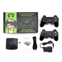 Nouvelle arrivée i3 Console de jeu vidéo rétro Boîte de jeux 3D Console de jeux classique Sortie 4k HD Console de jeux pour PSP/N64