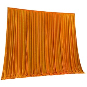 Décoration de scène de mariage, rideau de fond personnalisable en velours rouge de style chinois, rouge bordeaux, élégant et festif, vente en gros d'usine - Product Image 2