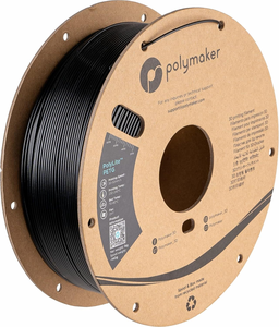Polymaker PolyLite PETG 1kg 1.75mm, Filamento Negro Resistente para Impresoras 3D, Compatible con la Mayoría de las Impresoras para Moldeo y Procesamiento - Product Image 1