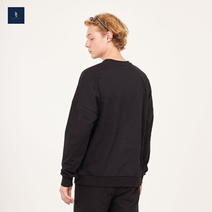 เสื้อสเวตเตอร์ลำลองของผู้ชายแบบแห้งเร็วผ้าเฟรนช์เทอร์รี่ป้องกันการเกิดขน - Product Image 6