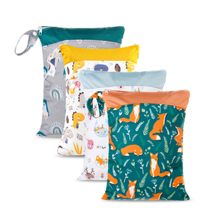 Bolsa de Almacenamiento Colgante para Viajes de Bebé, Cierre de Cremallera, Impermeable, PUL, <span class=keywords><strong>Organizador</strong></span> de Pañales Multiusos con Correa para la Muñeca, Portátil - Product Image 1