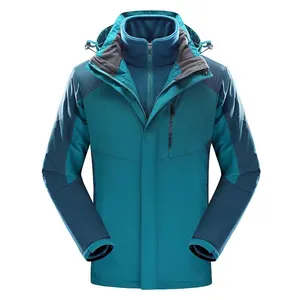 Winterjassen Voor Dames 3-In-1 Sneeuwski-Jack Waterbestendig Winddicht Fleece Winterjack Parka