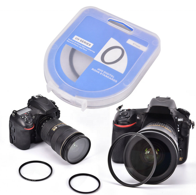37 40.5 43 46 49 52 55 58 62 67 72 77 82 mm UV Digital Filter Lens Protector for canon nikon DSLR SLR Camera with Package
