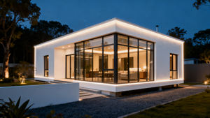 Villas modernas de acero ligero de dos pisos a prueba de huracanes Dormitorio para áreas rurales Casas autoconstruidas con diseño integrado <span class=keywords><strong>frente</strong></span> <span class=keywords><strong>al</strong></span> <span class=keywords><strong>mar</strong></span> - Product Image 6