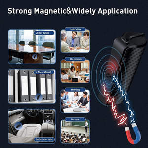 Mini enregistreur magnétique - Enregistreur vocal à commande vocale ultra-longue durée 468H avec réduction de bruit IA et fonction OTG - Product Image 5
