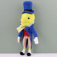 Peluche en peluche Pinocchio Jiminy Cricket belle figure d'animation meilleur cadeau pour les enfants Offre Spéciale en gros