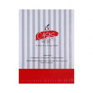 Sac en plastique polyéthylène à fermeture hermétique personnalisé avec logo imprimé, compostable, biodégradable, fabricant de sacs d'emballage pour vêtements, sacs d'expédition - Product Image 2