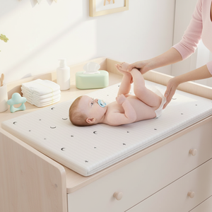 <span class=keywords><strong>Matelas</strong></span> pour bébé en POE respirant et lavable, sans formaldéhyde, sans colle, avec housse amovible, effet rafraîchissant - Product Image 1