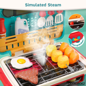 Игровой набор для приготовления еды и барбекю TOPSKY TOYS из АБС-пластика для детей от 14 лет, унисекс, с меняющими цвет блюдами и спреем - Product Image 3