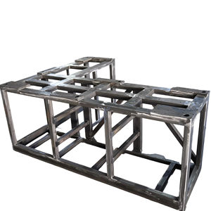 מסגרת צינורות מתכת מרותכת בהתאמה אישית, עיצוב חזק ועמיד, קיבולת עומס כבדה, ייצור מתכת, חיתוך בלייזר, עבור מדפים תעשייתיים, מינגווי - Product Image 1