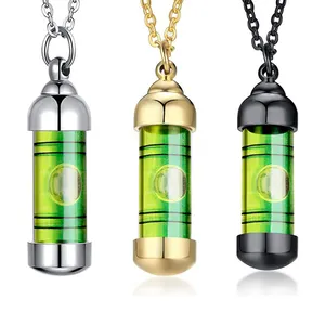 מיני איכות מדידת כלי תליון שרשרת קטן פלס עבור מדידה של איזון נירוסטה תכשיטי עבור גברים - Product Image 1