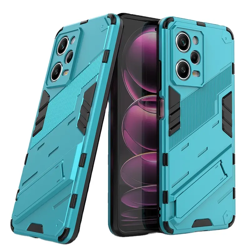 For Xiaomi POCO X5 5g/x5pro/redmi Note 12 Phone Cases Punk Armor Drop Kickstand Shockproof Phone Cover Full Cover Hard PC Luxury
