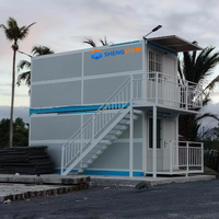 Maison préfabriquée pliable à deux étages ShengStart, design moderne respirant, imperméable, résistante aux tremblements de terre et aux ouragans, hôtel, bureau