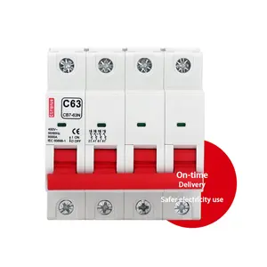 CB7-63N Groothandel Tool Ac C10 Verdeelkast Miniatuur Stroomonderbreker Mcb 10a