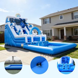 Toboggan aquatique gonflable pour adultes, toboggan aquatique gonflable commercial, toboggan aquatique pour piscine, toboggans aquatiques gonflables à vendre - Product Image 3