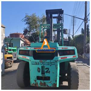 Chariot élévateur d'occasion FD150, bon prix Japon Original Mitsubishi 15 tonnes Diesel chariot élévateur - Product Image 1