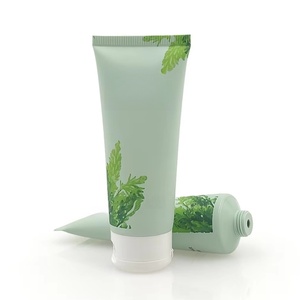 Tubos Cosméticos de Plástico Verde de 35 mm y 70 ml, Impresión Offset, con Tapa Abatible, para Crema Depilatoria, Venta al Por Mayor del Fabricante - Product Image 1