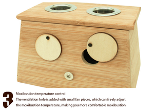 Новый бамбуковый Одноместный, двойной, три, четыре, шесть отверстий в коробке для прогревания тела - Product Image 6