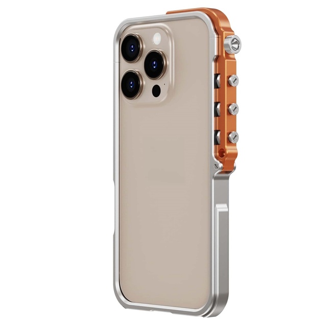 Creative Trend New Design Technology Wind Cooling Aluminum & Metal Mobile Phone Case for IPhone16 Protective Cover