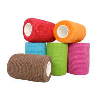 Bandage cohésif non tissé imperméable Bandage cohésif auto-adhésif médical pour cheval