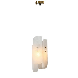 Luxury Modern Chinese Style Marble Chandelier Creative Designer Villa Duplex Staircase Pendant <b>Lights</b> for Dining <b>Room</b> Bedroom - Product Image 1