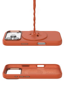 เคสโ<span class=keywords><strong>ท</strong></span>รศัพ<span class=keywords><strong>ท</strong></span>์กันกระแ<span class=keywords><strong>ท</strong></span>กแบบแม่เหล็กไร้สาย ผลิตจากซิลิโคนเหลว สีพื้น สำหรับ iPhone 17 <span class=keywords><strong>Pro</strong></span> Max, 16, 15, 14, <span class=keywords><strong>13</strong></span> - Product Image 6