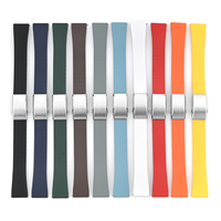 Bracelets de montre intelligents en caoutchouc FKM de couleurs personnalisées, remplacement pour Cartier 18 mm 19 mm 20 mm 21 mm 22 mm