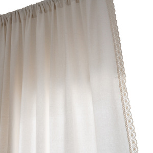 <span class=keywords><strong>Tenda</strong></span> a Rullo Semi-Oscurante in Poliestere e Cotone Personalizzabile Stile Americano per Soggiorno con Partizione in Pizzo - Product Image 5