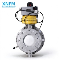 Vanne à dôme pneumatique, vanne de décharge à joint gonflable pour le transport de cendres en poudre, acier au carbone WCB DN50-DN400 PN6 PN16