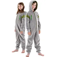 Pyjama à capuche personnalisé pour enfants, Animal de noël, vente en gros