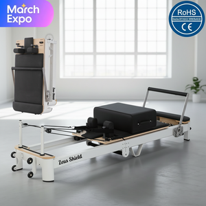 Reformer de Pilates Portátil Ajustable de Aleación de Aluminio Comercial Duradero Directo de Fábrica con <span class=keywords><strong>Beneficios</strong></span> para la Salud en el Estudio de Pilates - Product Image 1