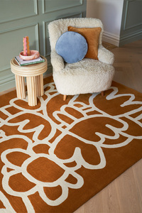 Alfombras de Diseño Suaves y Gruesas, Alfombra de Lana de Nueva Zelanda Hecha a Mano con Diseño de Espiral de Castillo, para Decoración de Pisos de Sala de Estar y Dormitorio de Primera Calidad - Product Image 2