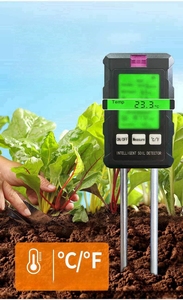 Hantehn nuovo arrivo 6 in 1 misuratore di fertilità del suolo retroilluminazione Display LCD Test metro per il giardinaggio - Product Image 5