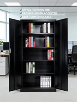 Meubles de bureau modernes, armoire de rangement haute capacité, armoire de classement en métal robuste à 2 portes pour documents sécurisés