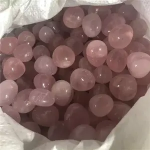 Cristais de cura esculpidos naturais, pedras de quartzo rosa de alta qualidade para venda