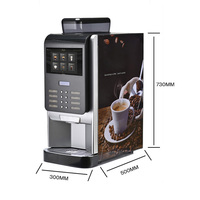 Rue libre-service MDB extérieur entièrement automatique 10.1 "écran affichage Commercial café chaud distributeur automatique paiement par carte