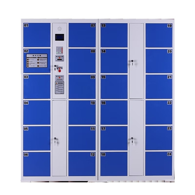 Factory Sale Smart Electronic Parcel Locker Barcode Reader Gym Staff Locker Room Self Storage Pickup Electronic Lock Cabinet