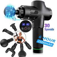 Haute Qualité Mini Portable Tête Oem Pistolet De Massage Amazon Fascia Pistolet Muscle Relax Corps Masseur Pistolet Avec Moteur Brushless