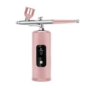 Aerógrafo 5 en 1 para Maquillaje con Máquina de Uñas LED, Kit de Cepillos de Aire para Cabello, Pistola de Pintura, Decoración de Pasteles - Product Image 2