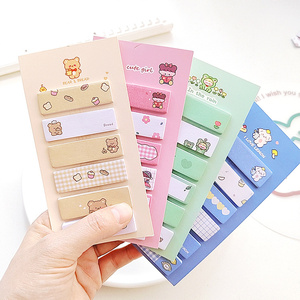 Colorful Cartoon Sticky Notes Cute Animal Style Memo 20 Sheets Student Office Supplies - View #4
