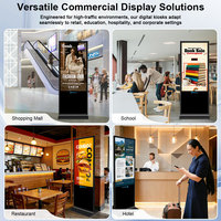 Totem Pubblicitario Digitale Interattivo con Display LCD da 32, 43, 55 Pollici, 4K, WiFi, Android, Windows, I3, I5, I7